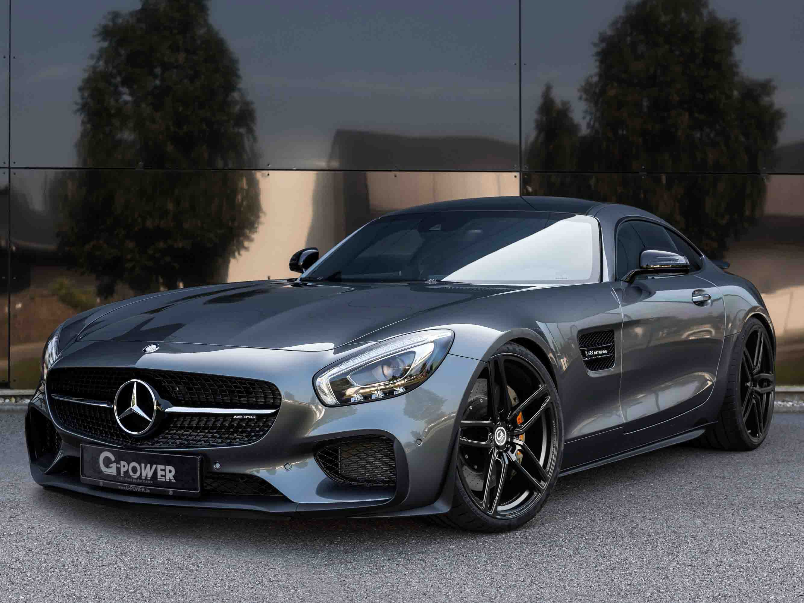 The Mercedes-AMG GT (C190 / R190) is a 2-door, 2-seat sports car produced in coupé and roadster form by Mercedes-AMG. The car was introduced on 9 September 2014 and was officially unveiled to the public in October 2014 at the Paris Motor Show.[4] After the SLS AMG, it is the second sports car developed entirely in-house by Mercedes-AMG. The Mercedes-AMG GT went on sale in two variants (GT and GT S) in March 2015, while a GT3 racing variant of the car was introduced in 2015. A GT4 racing variant, targeted at semi-professional drivers and based on the GT R variant, was introduced in 2017. All variants are assembled at the Mercedes-Benz plant in Sindelfingen, Germany.https://en.wikipedia.org/wiki/Mercedes-AMG_GT